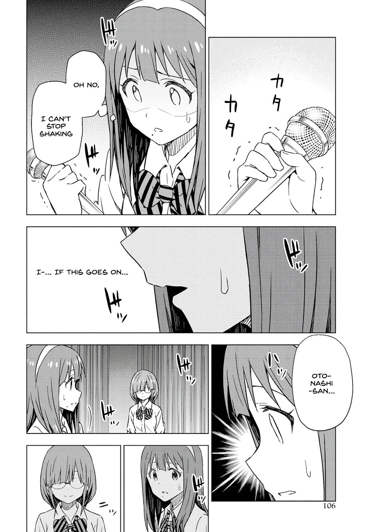 THE iDOLM@STER: Asayake wa Koganeiro Chapter 20 page 18 - Chapter 20: School Festival, Open!
