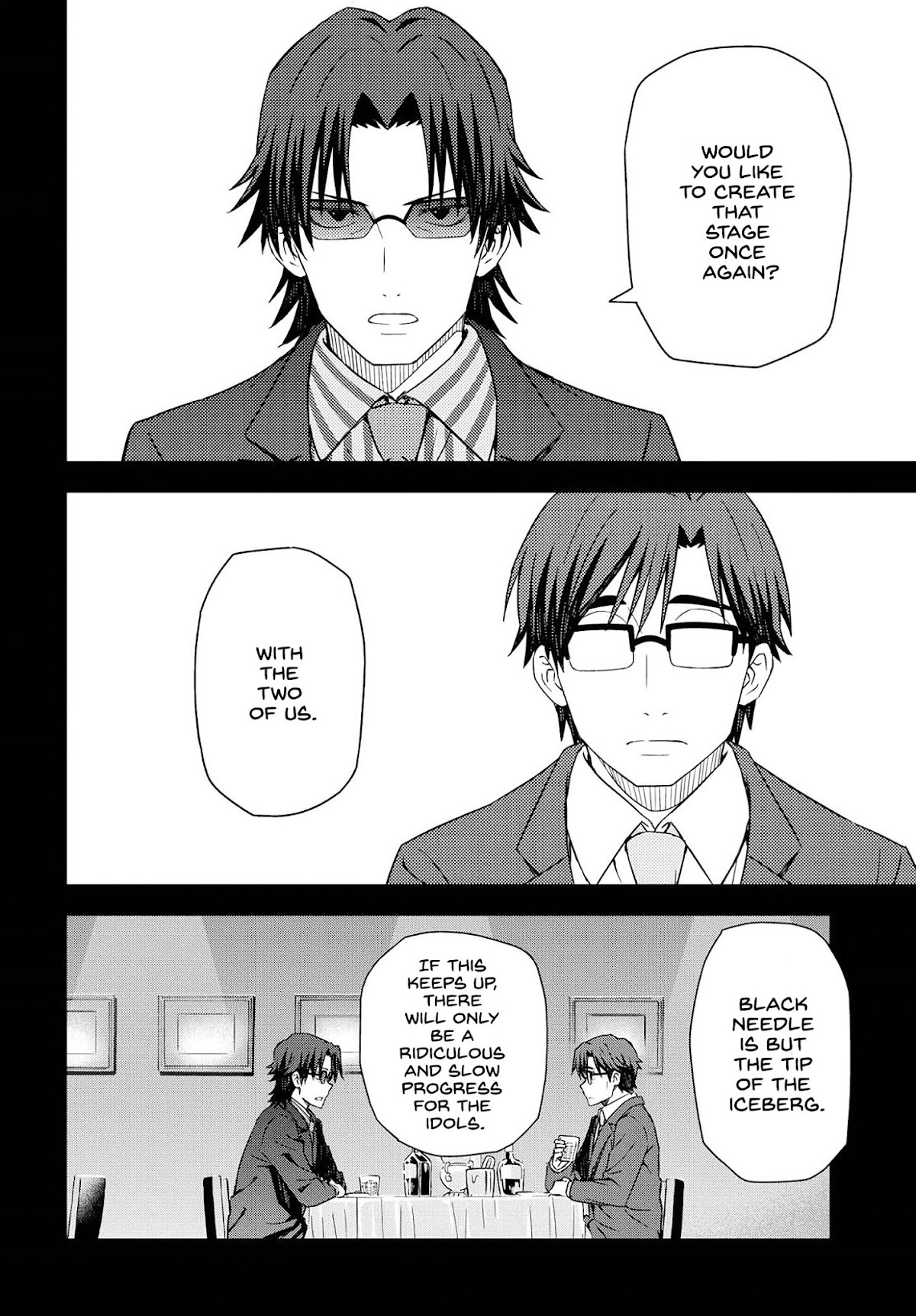 THE iDOLM@STER: Asayake wa Koganeiro Chapter 20 page 2 - Chapter 20: School Festival, Open!