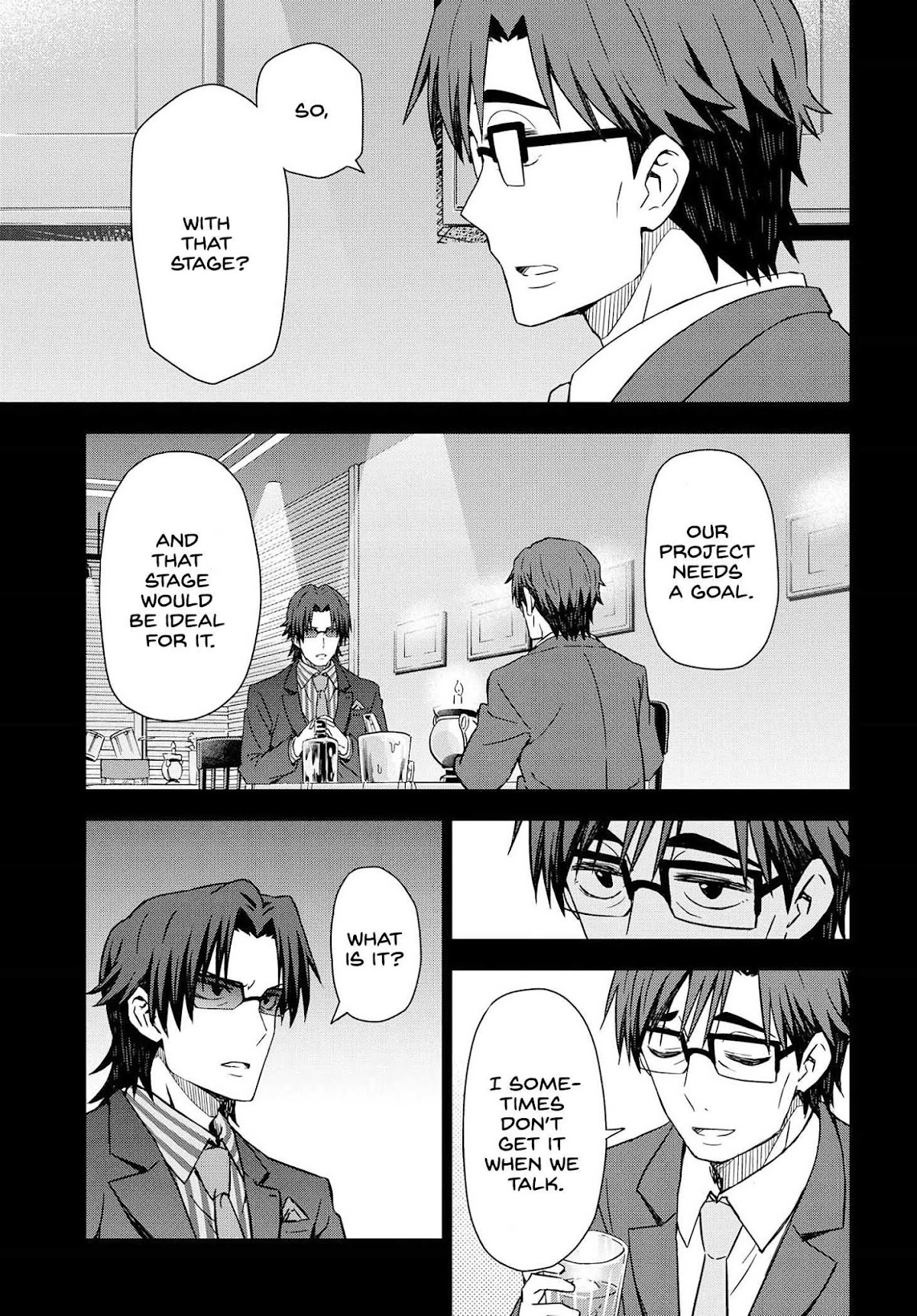 THE iDOLM@STER: Asayake wa Koganeiro Chapter 20 page 3 - Chapter 20: School Festival, Open!