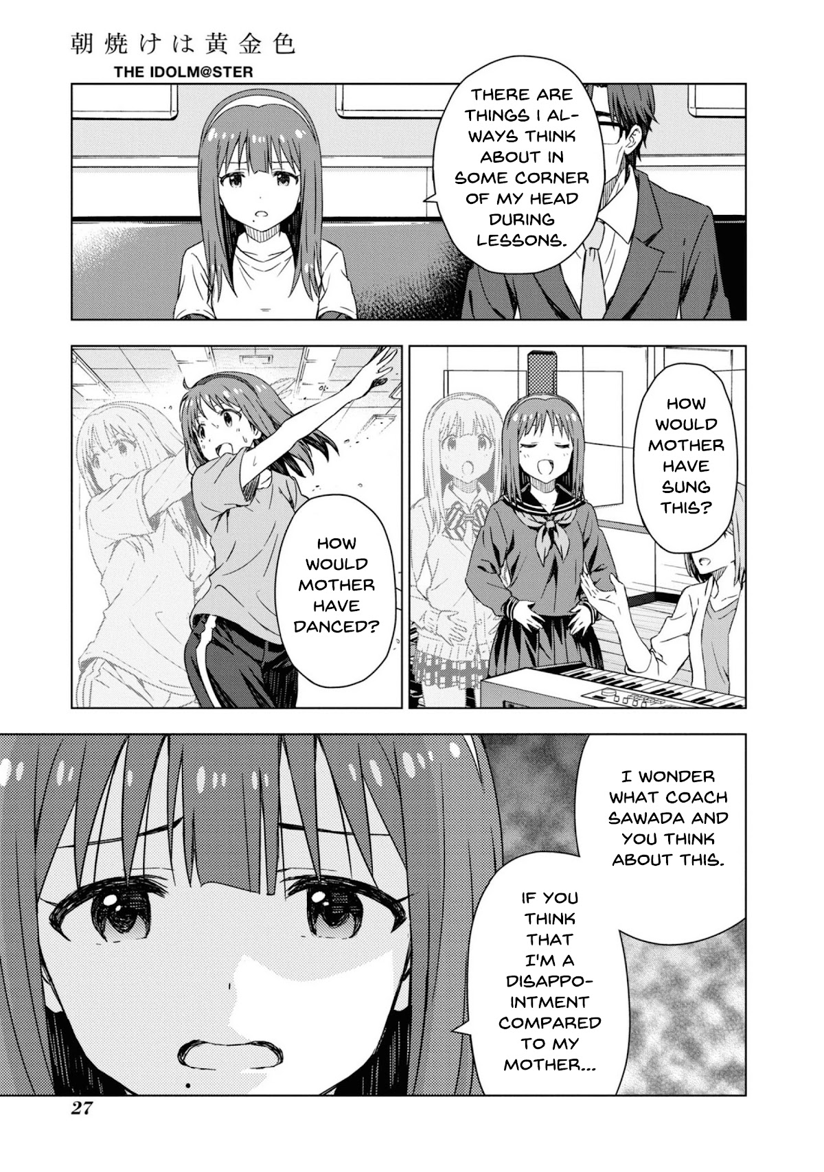THE iDOLM@STER: Asayake wa Koganeiro Chapter 27 page 9 - Chapter 27