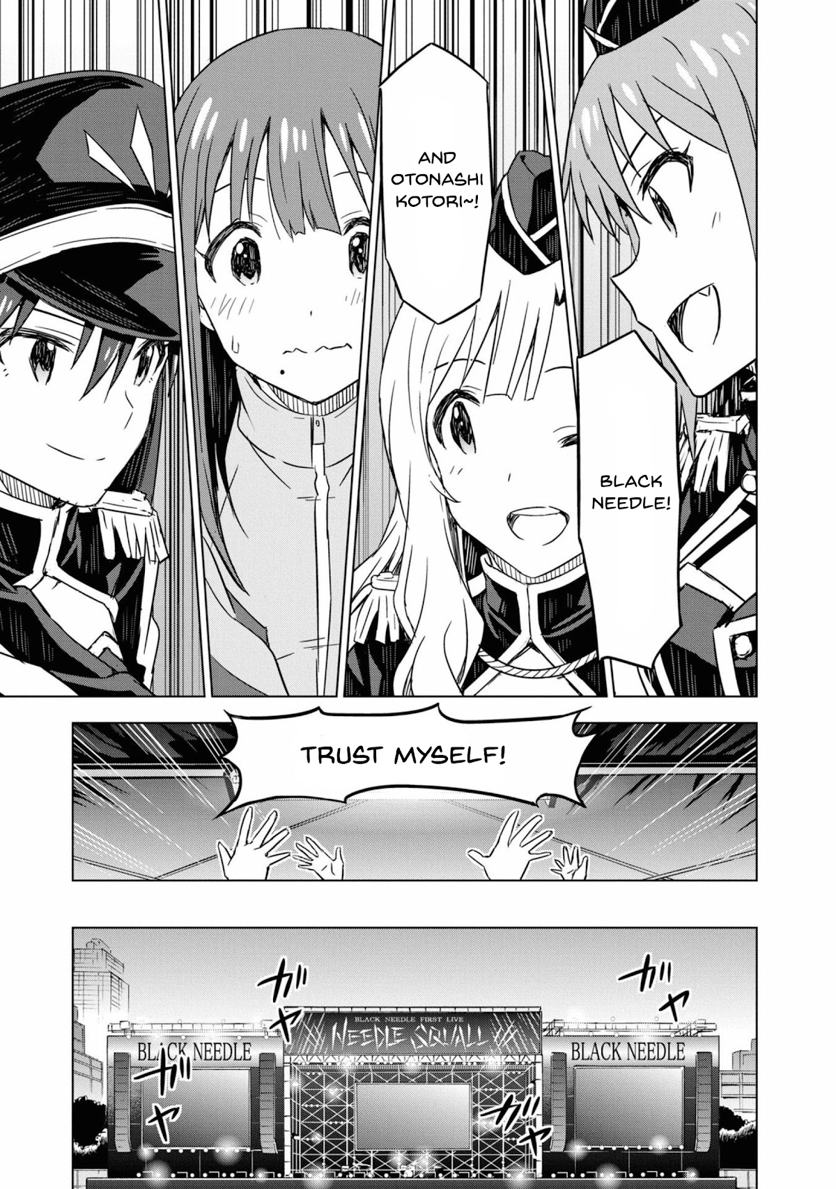 THE iDOLM@STER: Asayake wa Koganeiro Chapter 28 page 13 - Chapter 28