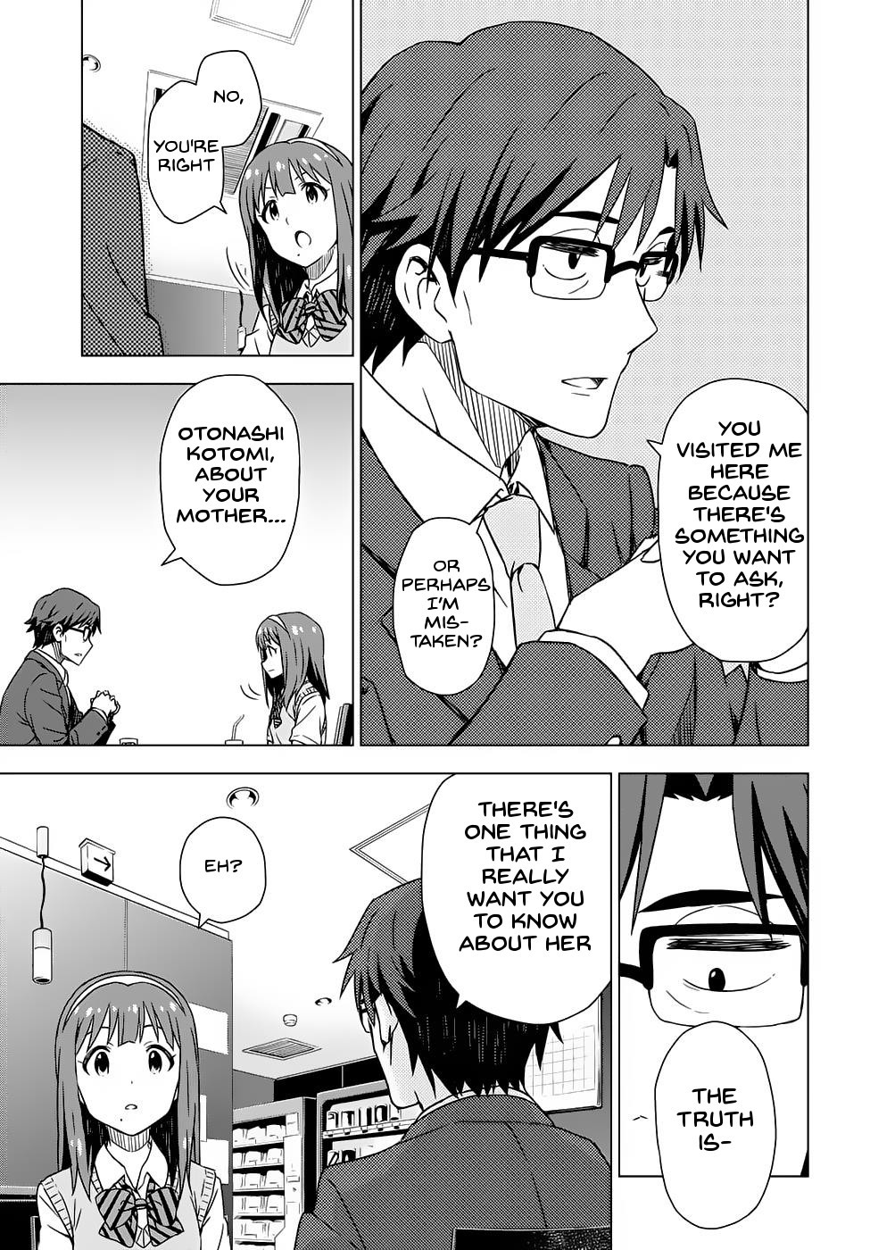 THE iDOLM@STER: Asayake wa Koganeiro Chapter 3.2 page 13 - Chapter 3.2: Following the Footsteps of My Mother