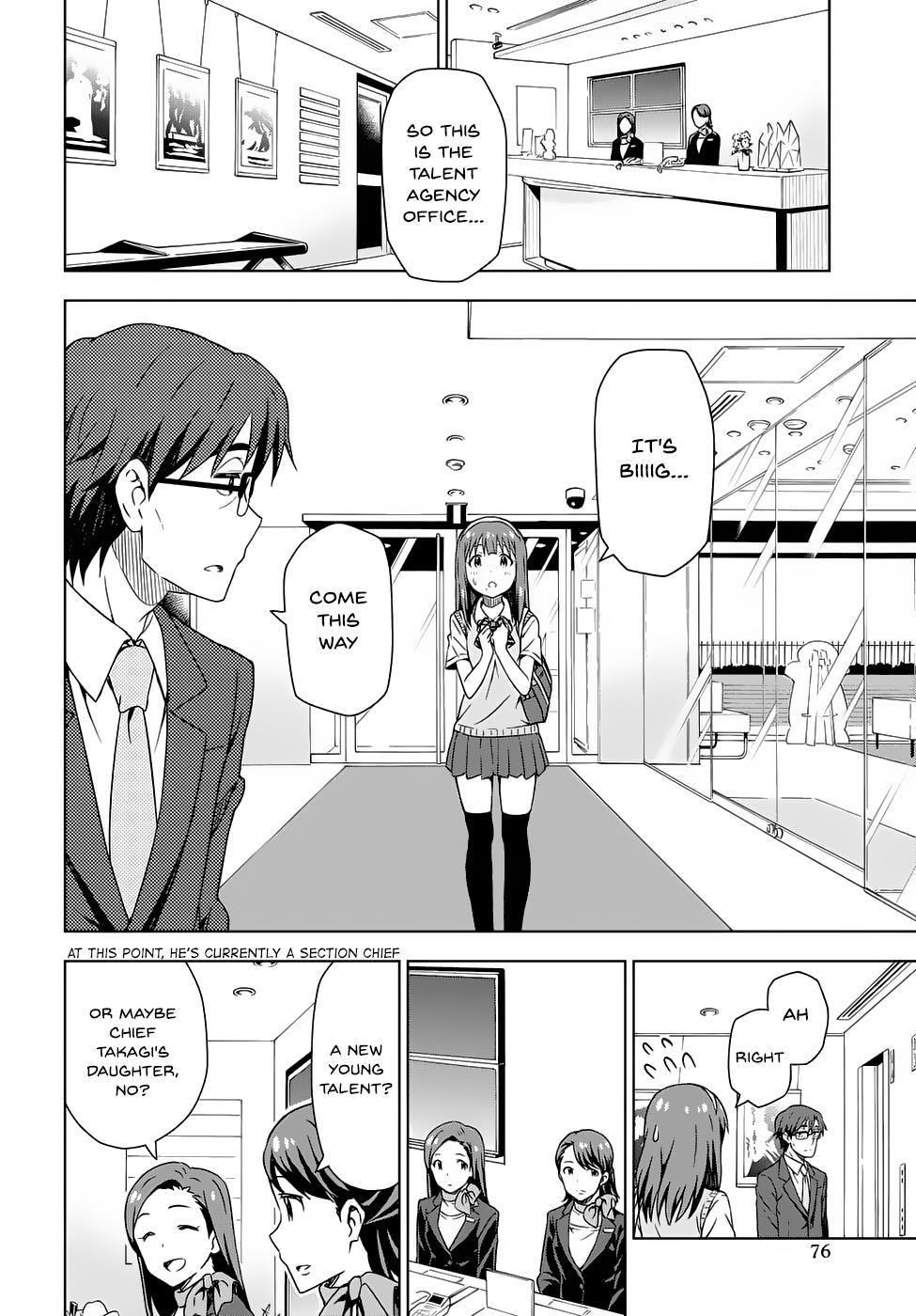 THE iDOLM@STER: Asayake wa Koganeiro Chapter 3.2 page 6 - Chapter 3.2: Following the Footsteps of My Mother