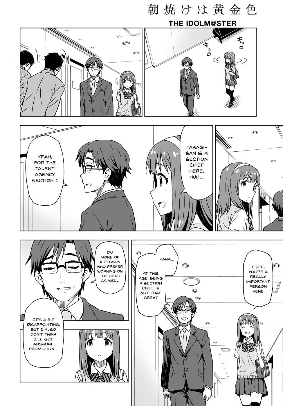 THE iDOLM@STER: Asayake wa Koganeiro Chapter 3.2 page 8 - Chapter 3.2: Following the Footsteps of My Mother