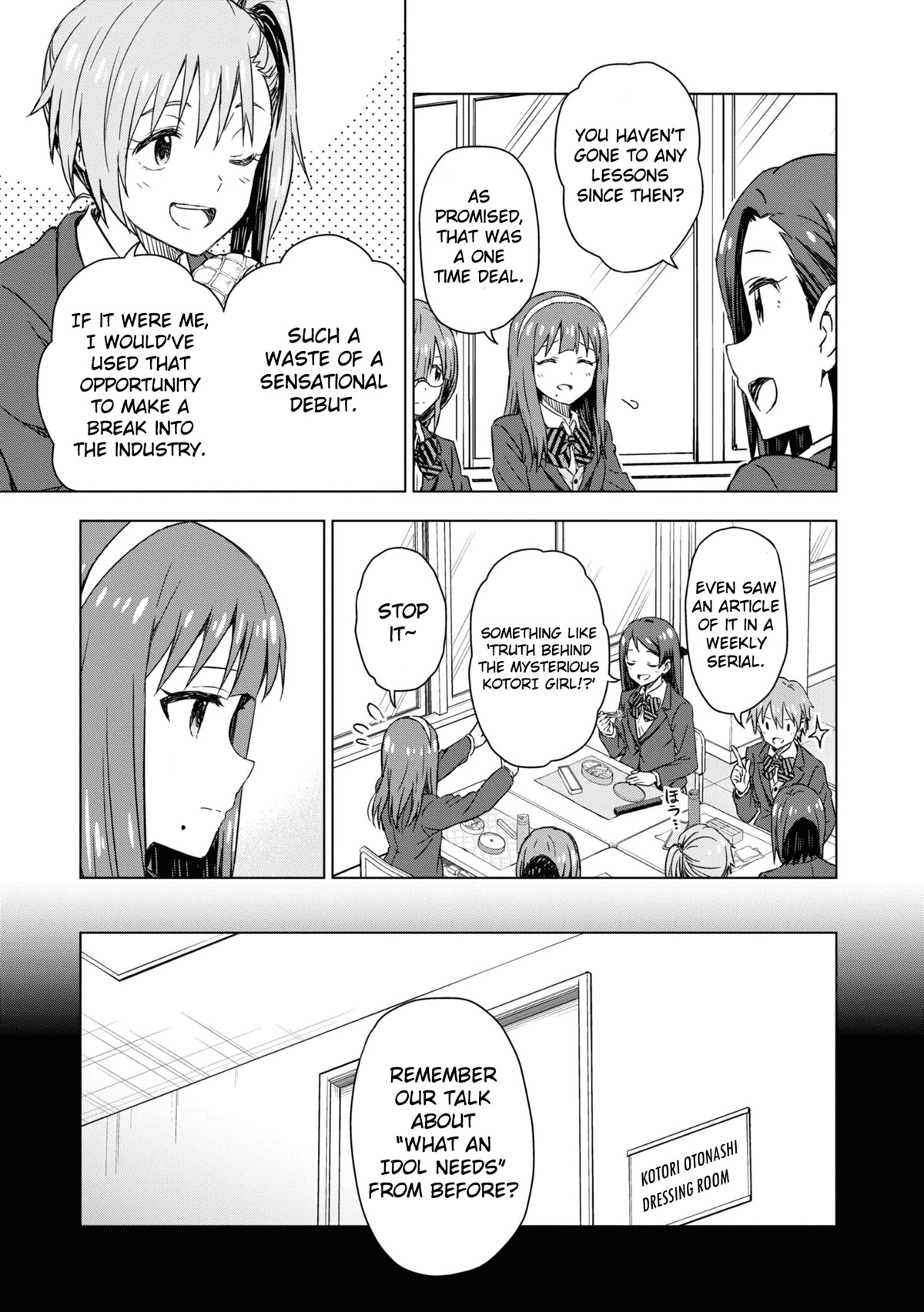THE iDOLM@STER: Asayake wa Koganeiro Chapter 31 page 8 - Chapter 31