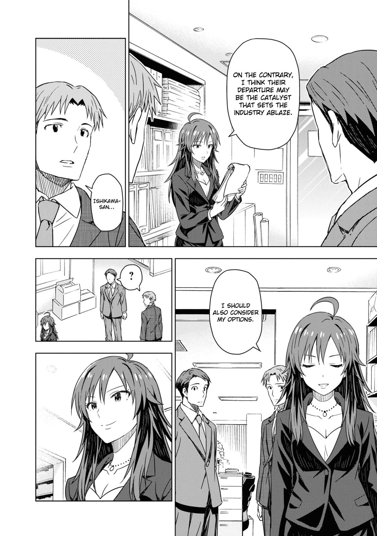 THE iDOLM@STER: Asayake wa Koganeiro Chapter 32 page 10 - Chapter 32
