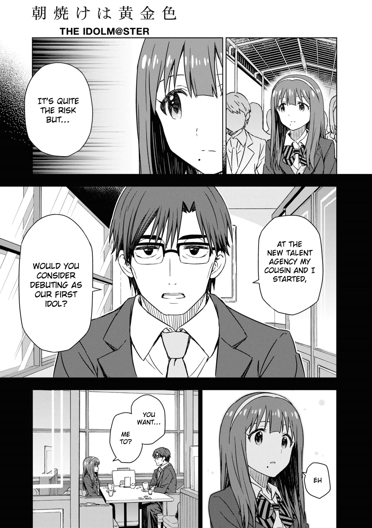 THE iDOLM@STER: Asayake wa Koganeiro Chapter 33 page 12 - Chapter 33