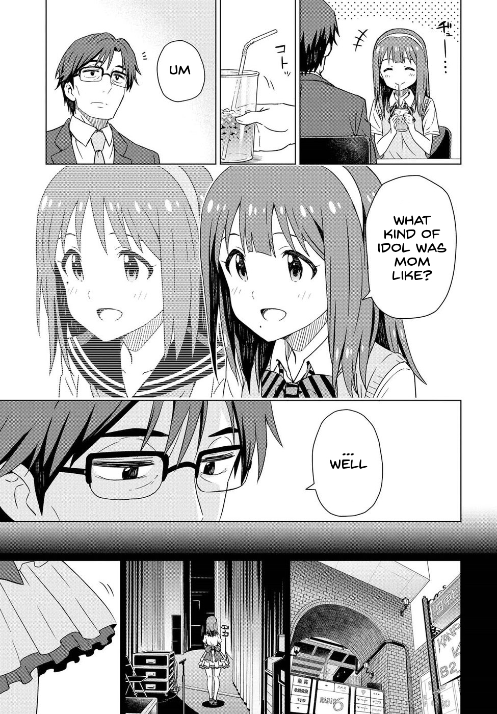 THE iDOLM@STER: Asayake wa Koganeiro Chapter 4 page 10 - Chapter 4: Wishing for the Rain to Stop