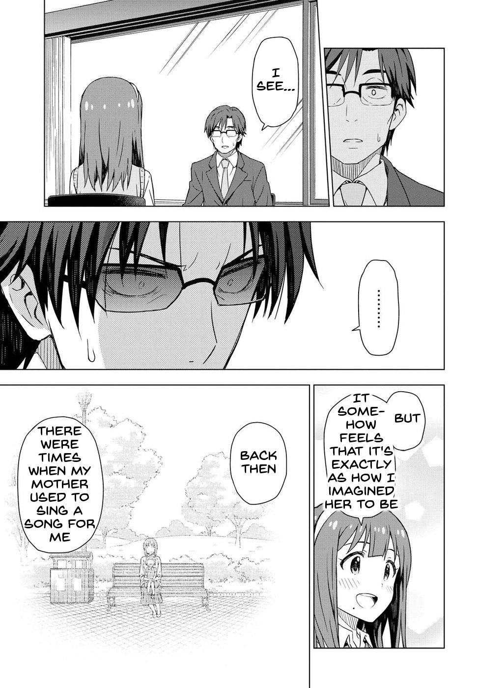 THE iDOLM@STER: Asayake wa Koganeiro Chapter 4 page 18 - Chapter 4: Wishing for the Rain to Stop