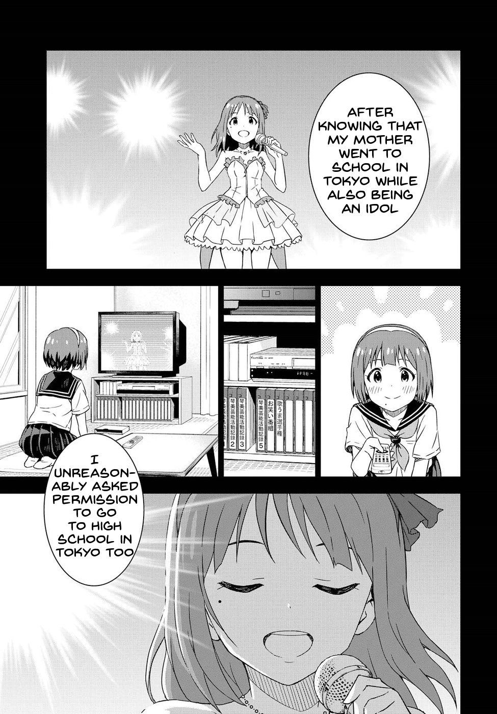 THE iDOLM@STER: Asayake wa Koganeiro Chapter 4 page 8 - Chapter 4: Wishing for the Rain to Stop