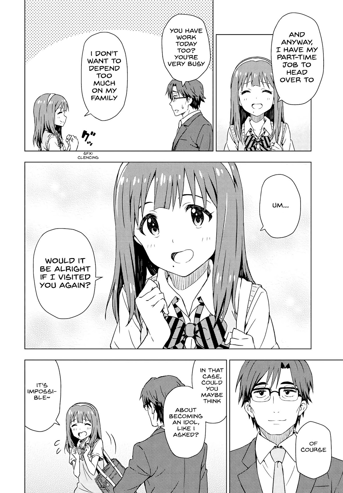 THE iDOLM@STER: Asayake wa Koganeiro Chapter 5 page 2 - Chapter 5: Carrying the Wishes of Her Mother… She Moves Forward.