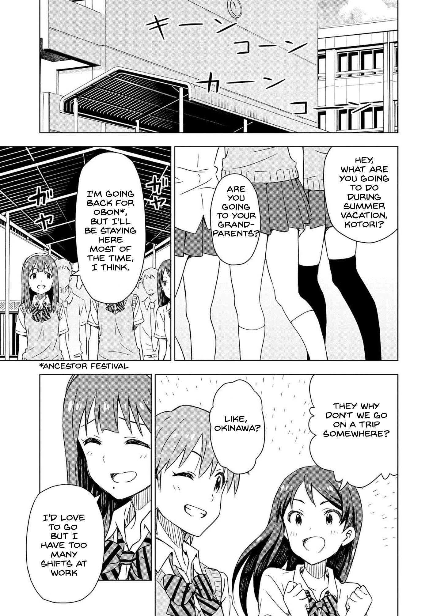 THE iDOLM@STER: Asayake wa Koganeiro Chapter 6.2 page 10 - Chapter 6.2