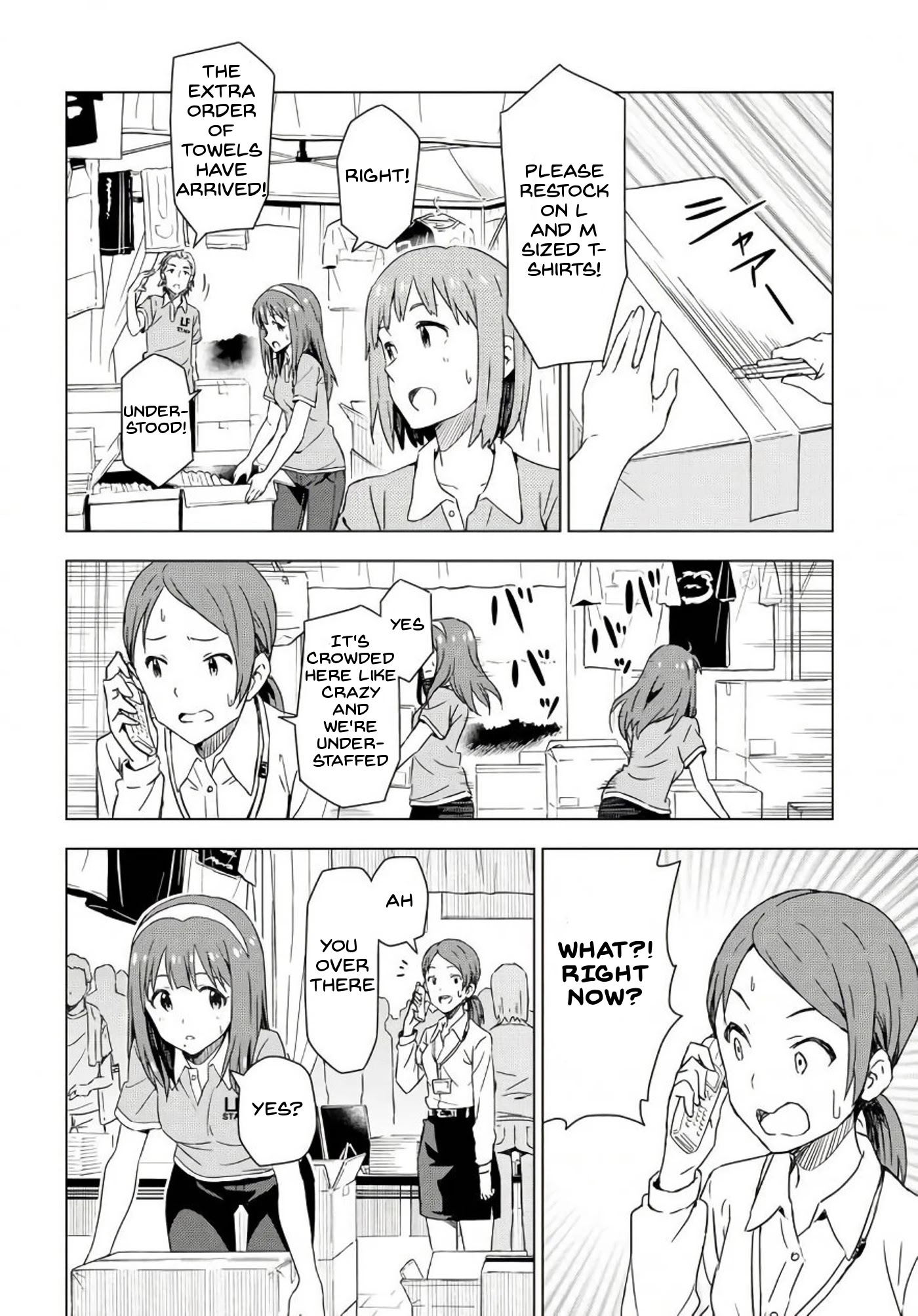 THE iDOLM@STER: Asayake wa Koganeiro Chapter 7 page 2 - Chapter 7: For Summer Vacation, I'm Working Part-Time at an Idol Event