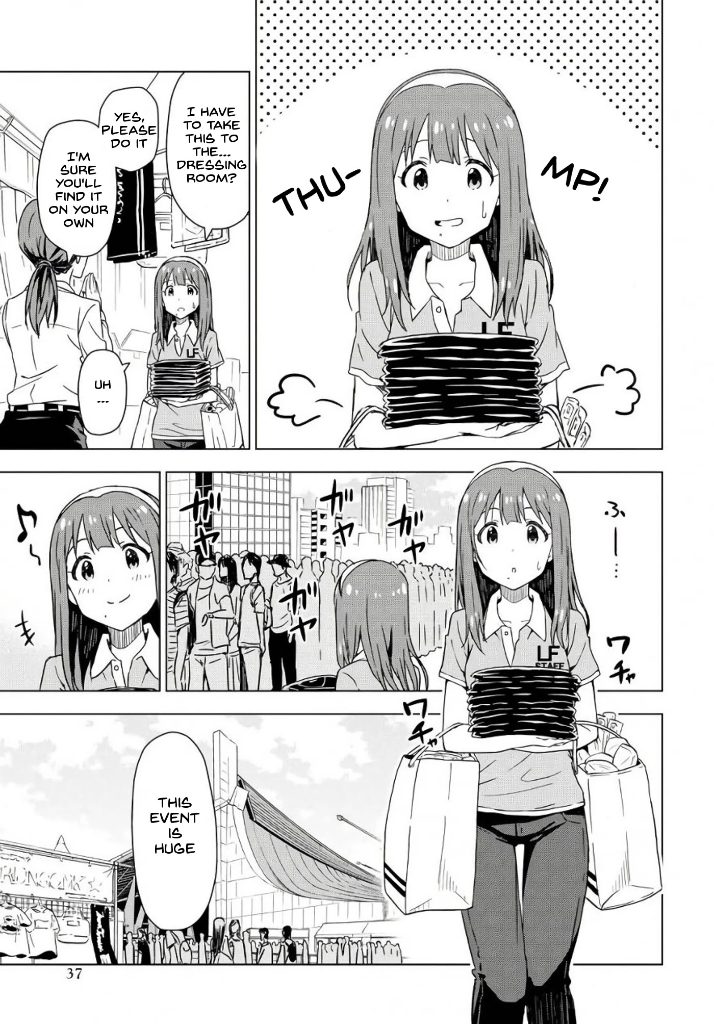 THE iDOLM@STER: Asayake wa Koganeiro Chapter 7 page 3 - Chapter 7: For Summer Vacation, I'm Working Part-Time at an Idol Event