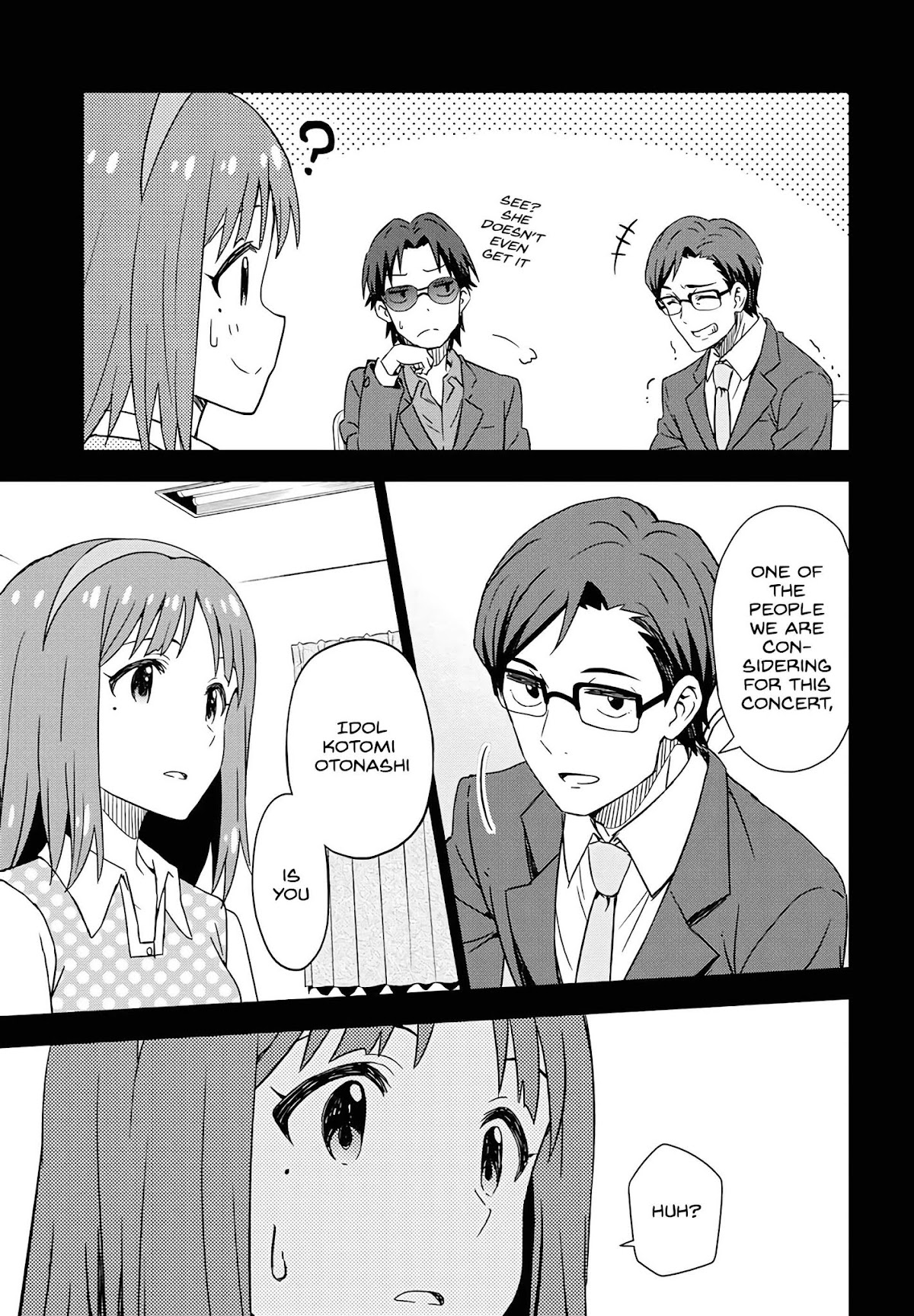 THE iDOLM@STER: Asayake wa Koganeiro Chapter 9 page 7 - Chapter 9: Takagi and Kuroi…. The Connection Between Kotomi and Her Mother