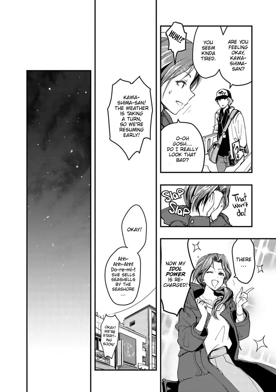 THE iDOLM@STER Cinderella Girls - After20 Chapter 1 page 10 - Chapter 1: Kawashima Mizuki, Tempura, and Sake