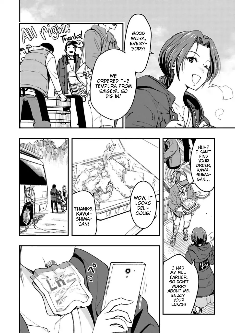 THE iDOLM@STER Cinderella Girls - After20 Chapter 1 page 8 - Chapter 1: Kawashima Mizuki, Tempura, and Sake
