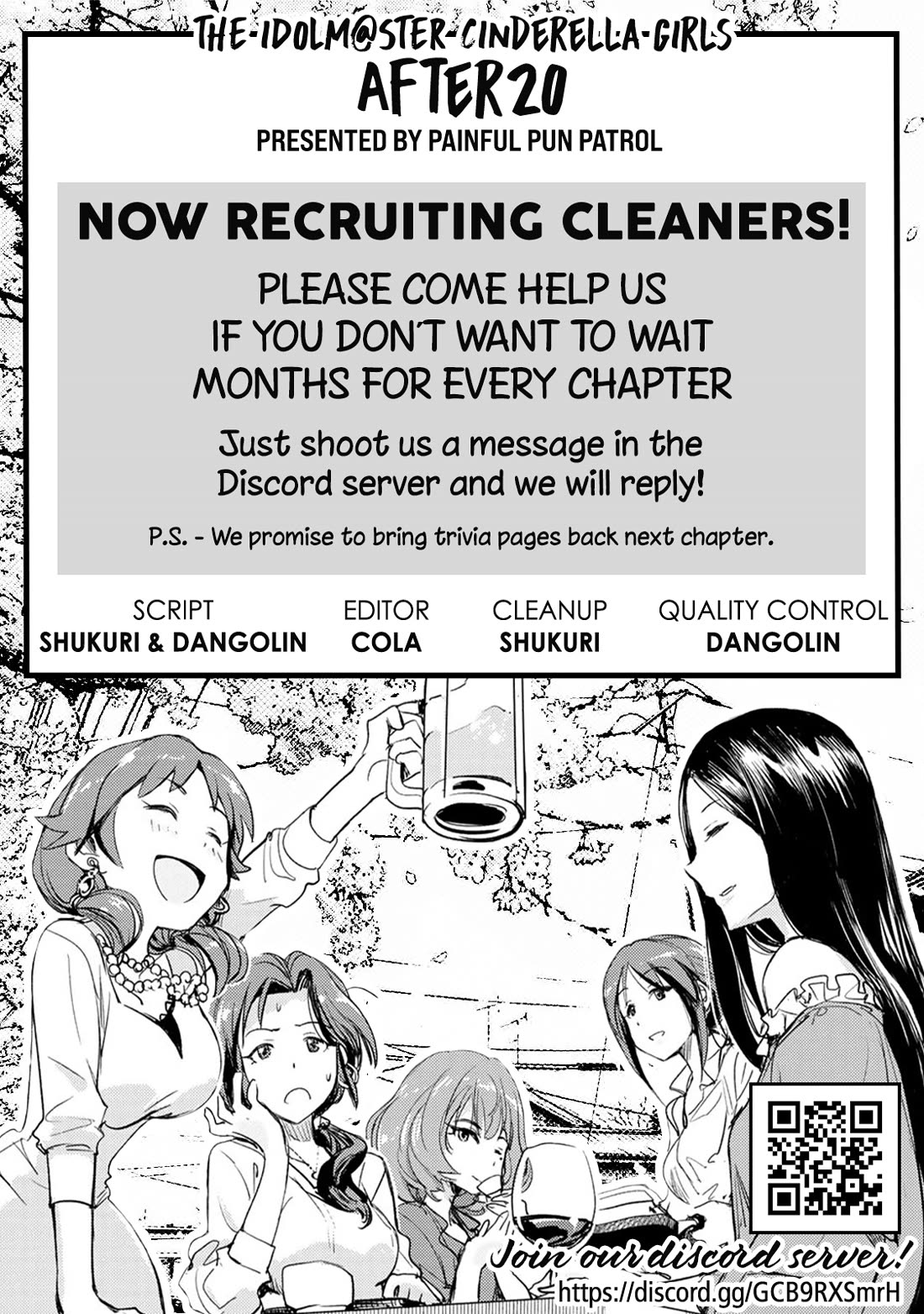 THE iDOLM@STER Cinderella Girls - After20 Chapter 17 page 24 - Chapter 17: Takahashi Reiko and a Swift Dumpling Hot Pot