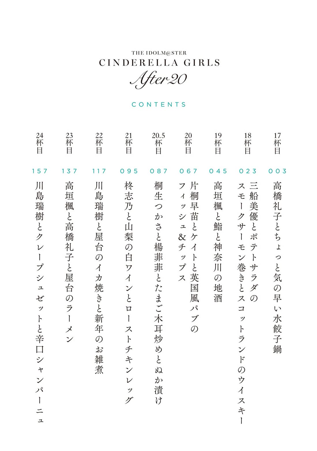 THE iDOLM@STER Cinderella Girls - After20 Chapter 17 page 4 - Chapter 17: Takahashi Reiko and a Swift Dumpling Hot Pot