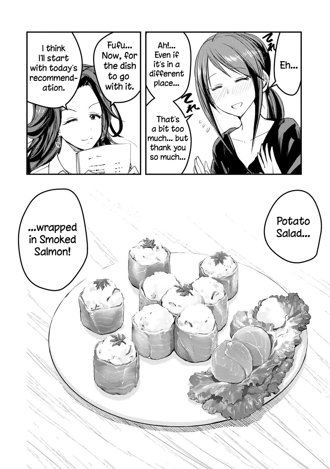 THE iDOLM@STER Cinderella Girls - After20 Chapter 18 page 14 - Chapter 18: Mifune Miyu, Potato Salad Wrapped with Smoked Salmon and Scottish Whiskey