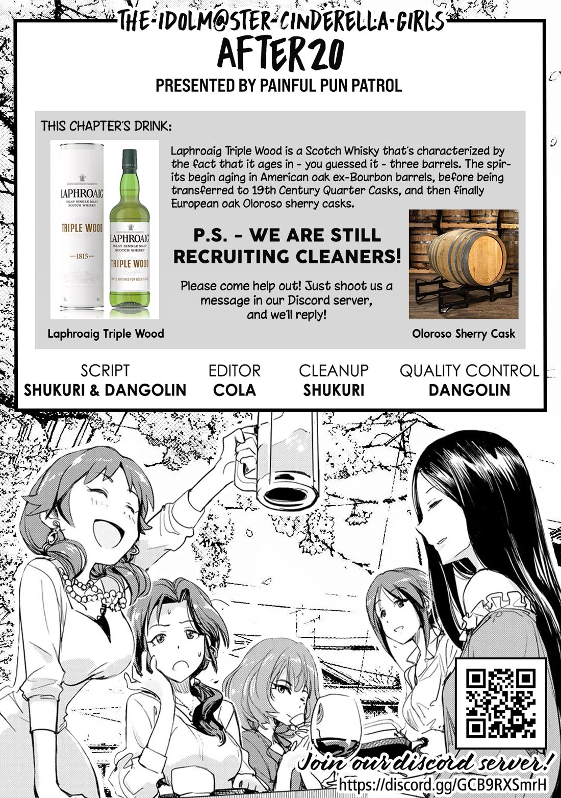 THE iDOLM@STER Cinderella Girls - After20 Chapter 18 page 21 - Chapter 18: Mifune Miyu, Potato Salad Wrapped with Smoked Salmon and Scottish Whiskey