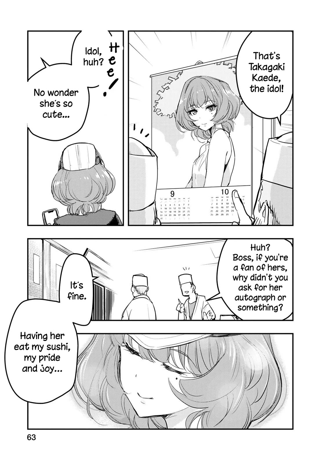 THE iDOLM@STER Cinderella Girls - After20 Chapter 19 page 19 - Chapter 19: Takagaki Kaede, Sushi and Local Sake of Kanagawa