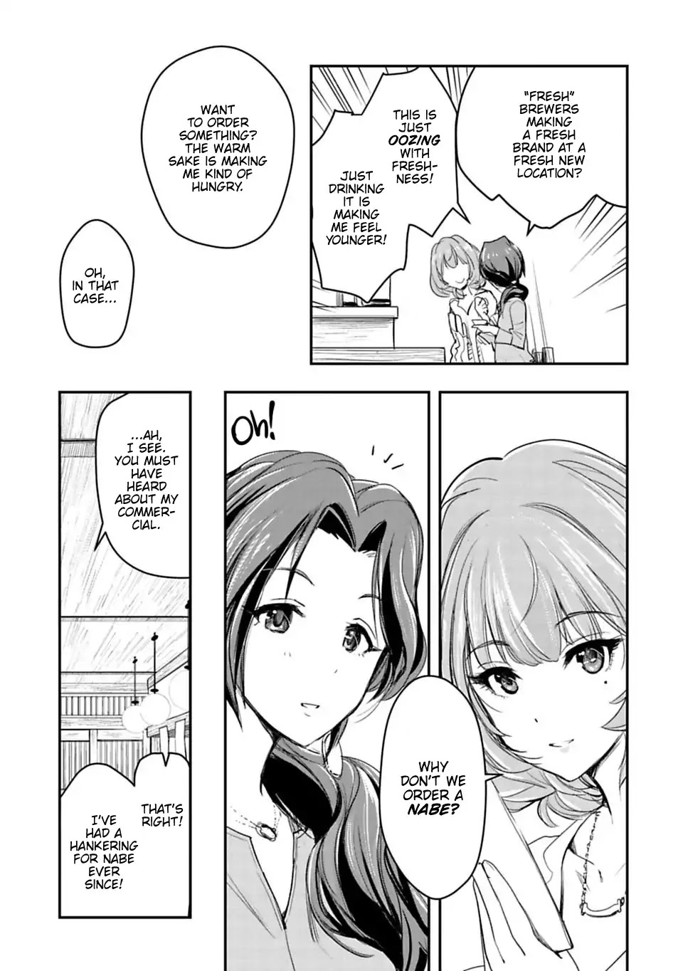 THE iDOLM@STER Cinderella Girls - After20 Chapter 2 page 13 - Chapter 2: Kawashima Mizuki, Nabe, and Sake.