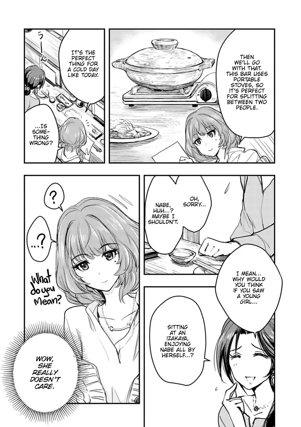 THE iDOLM@STER Cinderella Girls - After20 Chapter 2 page 14 - Chapter 2: Kawashima Mizuki, Nabe, and Sake.