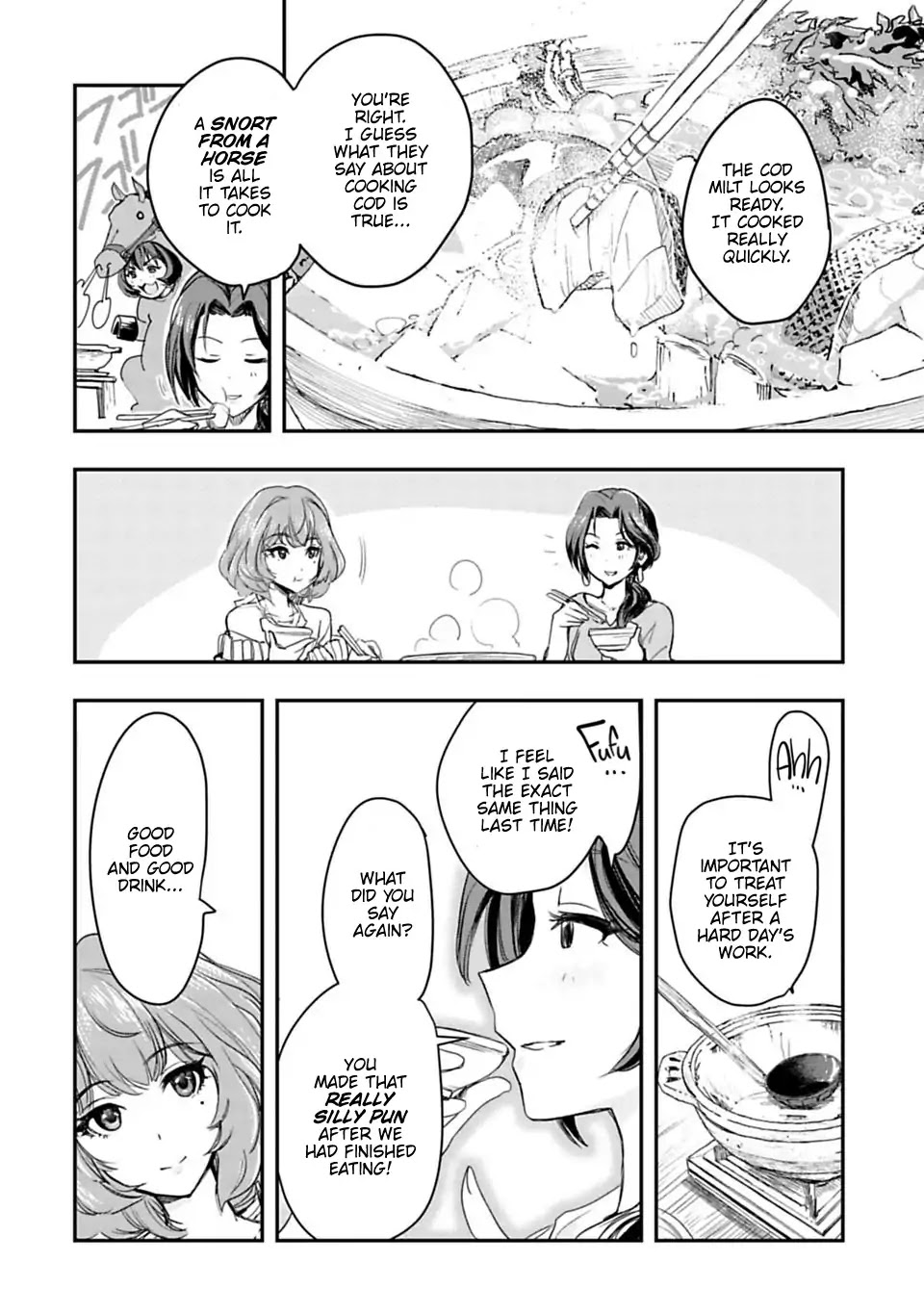 THE iDOLM@STER Cinderella Girls - After20 Chapter 2 page 18 - Chapter 2: Kawashima Mizuki, Nabe, and Sake.