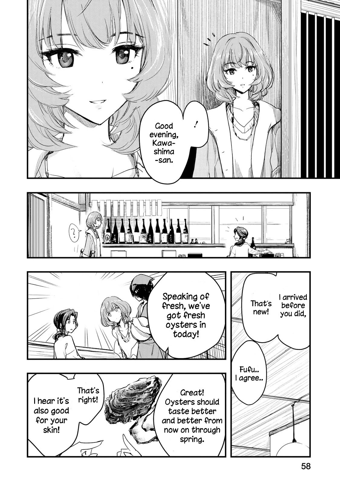 THE iDOLM@STER Cinderella Girls - After20 Chapter 3 page 10 - Chapter 3: Kawashima Mizuki, Deep-Fried Oysters and Hiroshima’s Nihonshu