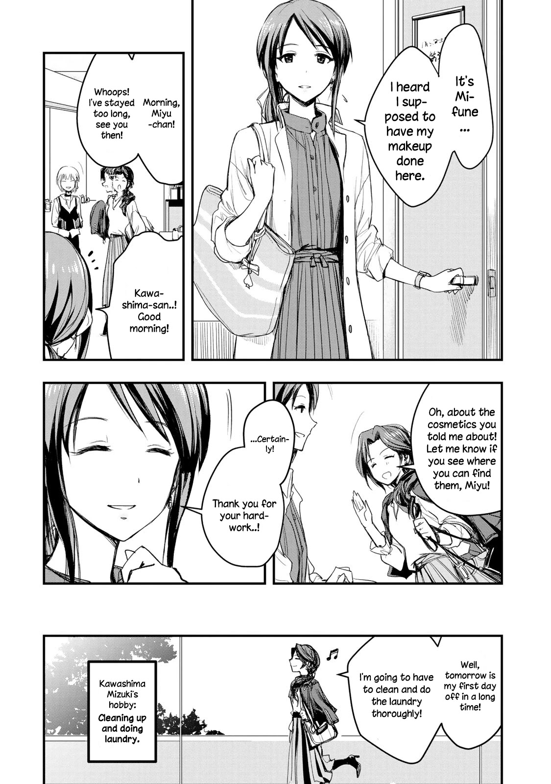 THE iDOLM@STER Cinderella Girls - After20 Chapter 3 page 4 - Chapter 3: Kawashima Mizuki, Deep-Fried Oysters and Hiroshima’s Nihonshu