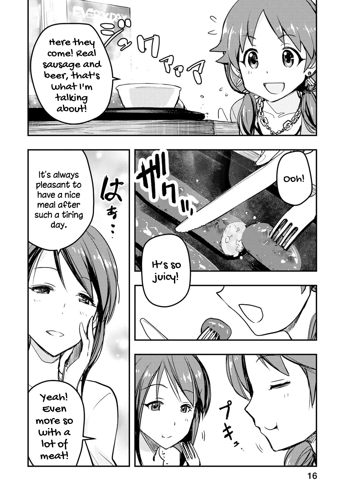 THE iDOLM@STER Cinderella Girls - After20 Chapter 9 page 17 - Chapter 9: Katagiri Sanae, German Meat Platter and Craft Beer
