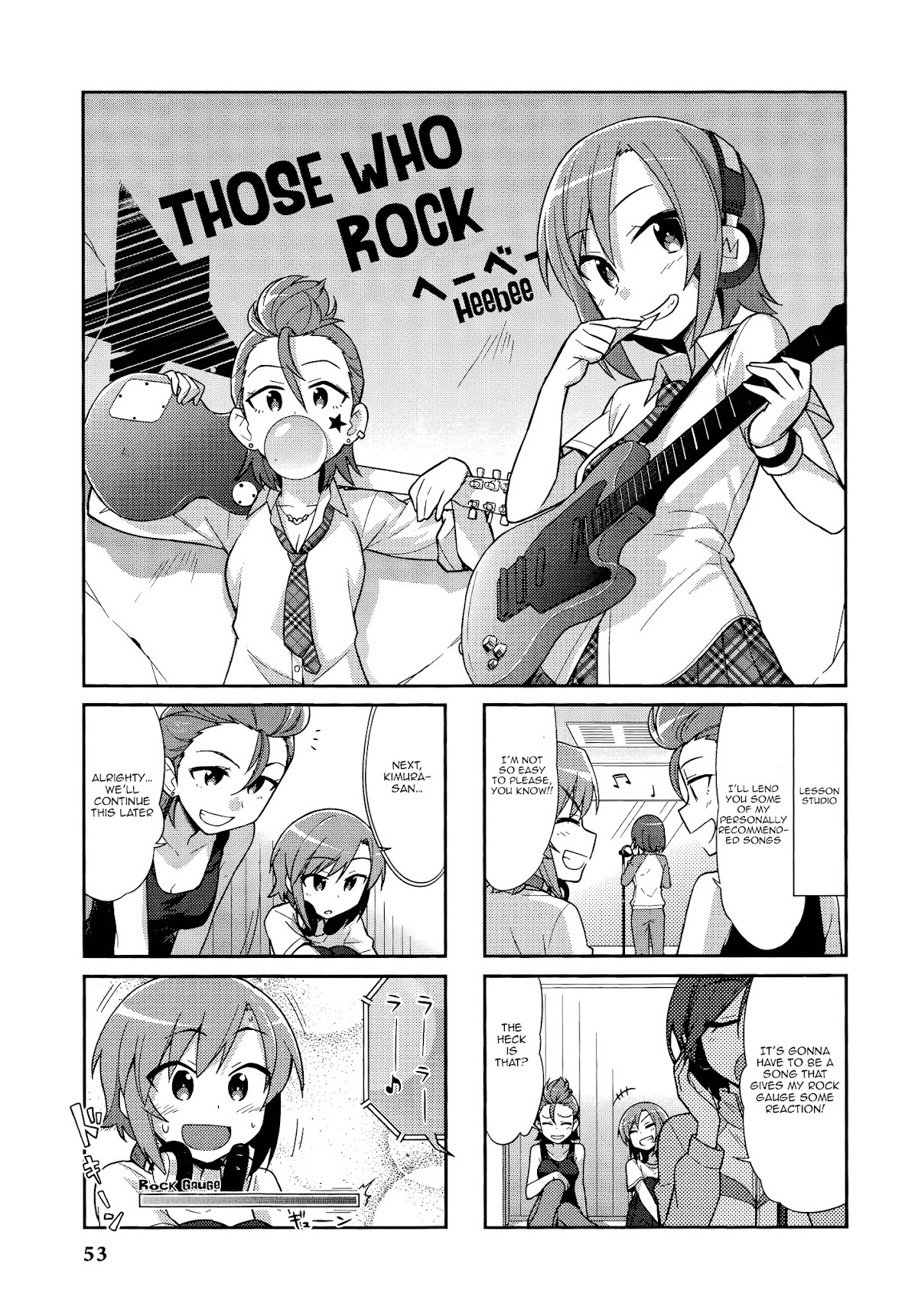 THE iDOLM@STER Cinderella Girls - Comic Anthology cool Chapter 5 page 1 - Chapter 5 : Those Who Rock, by Heebee