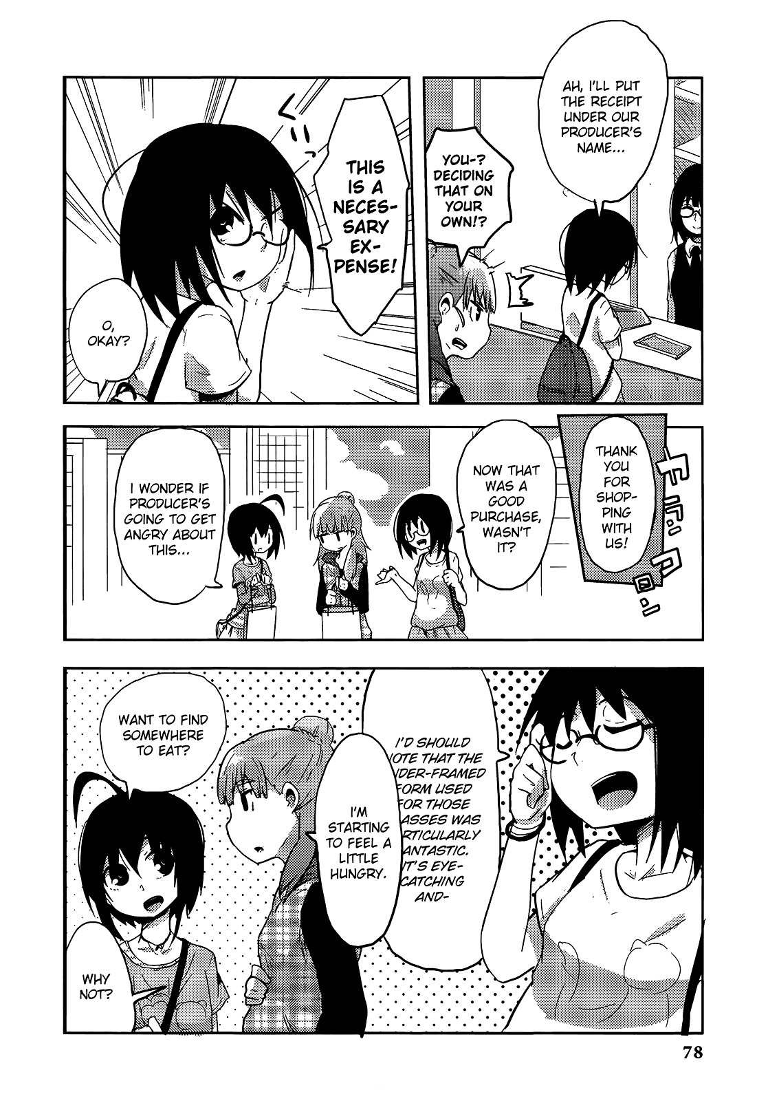 THE iDOLM@STER Cinderella Girls - Comic Anthology cool Chapter 7 page 6 - Chapter 7 : I Can't See Straight Because of These Glasses, by Yadoya Tsudzuku