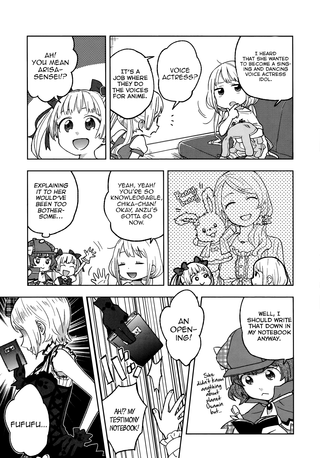 THE iDOLM@STER Cinderella Girls - Comic Anthology cute Chapter 2.2 page 5 - Chapter 2 v2 : The Secret of Planet Usamin, by Hanatsuka