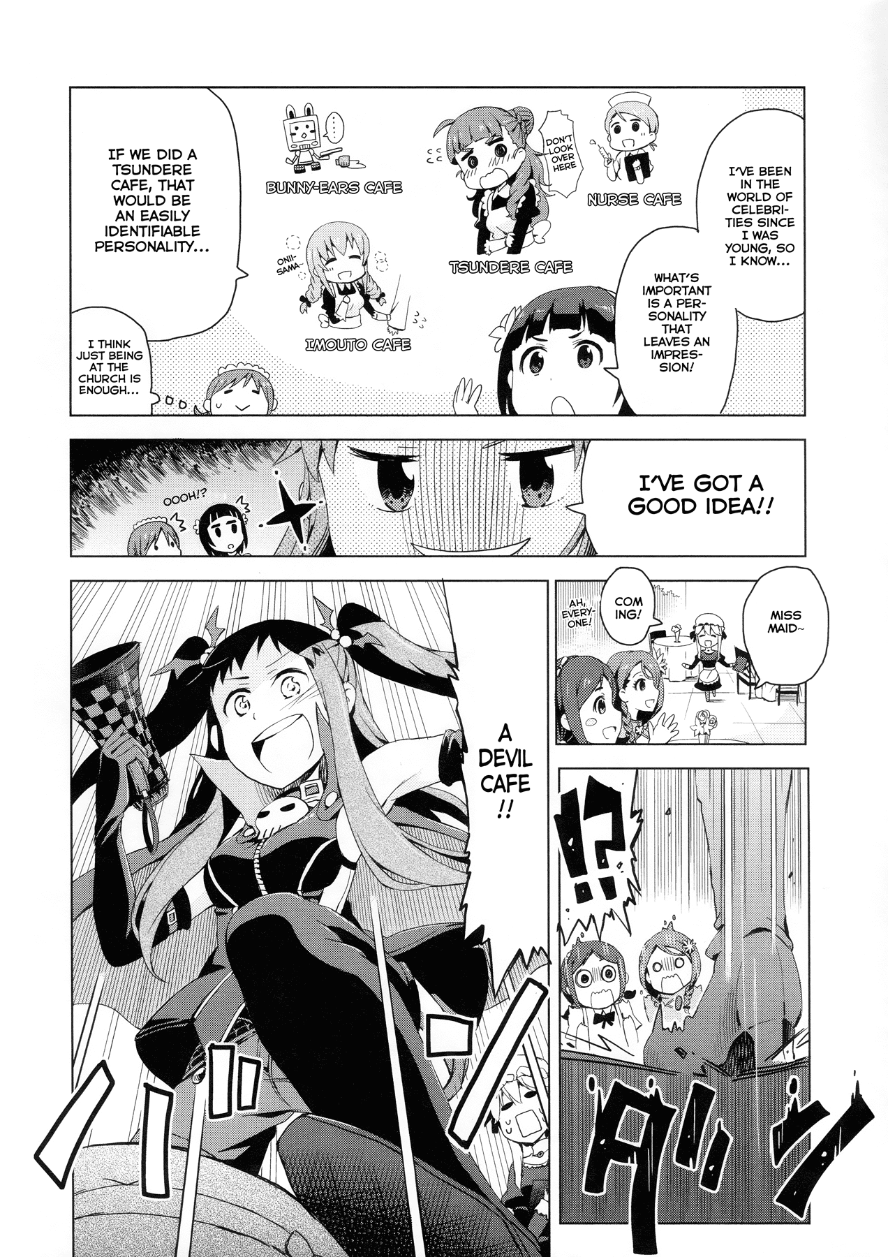 THE iDOLM@STER Cinderella Girls - Comic Anthology cute Chapter 3.2 page 8 - Chapter 3 v2 : Church Rebuilding Maid, by Kongaripasuta