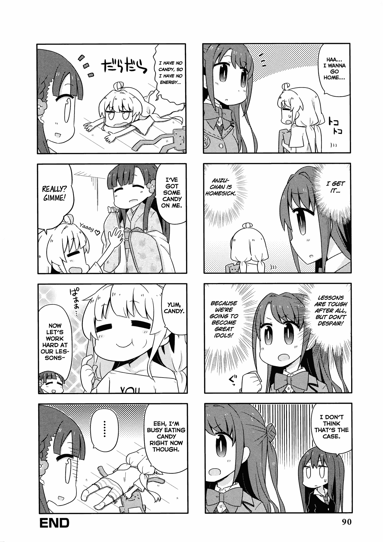 THE iDOLM@STER Cinderella Girls - Comic Anthology cute Chapter 8.2 page 8 - Chapter 8 v2 : For Now, I Wanna Go Home And Sleep, By Mizumi
