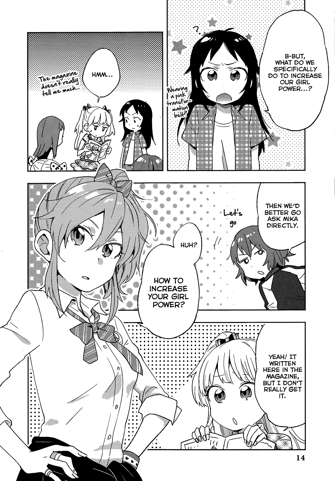 THE iDOLM@STER Cinderella Girls - Comic Anthology passion Chapter 1.2 page 6 - Chapter 1 v2 : Girl Power Up Plan!, by HANATSUKA Shiori