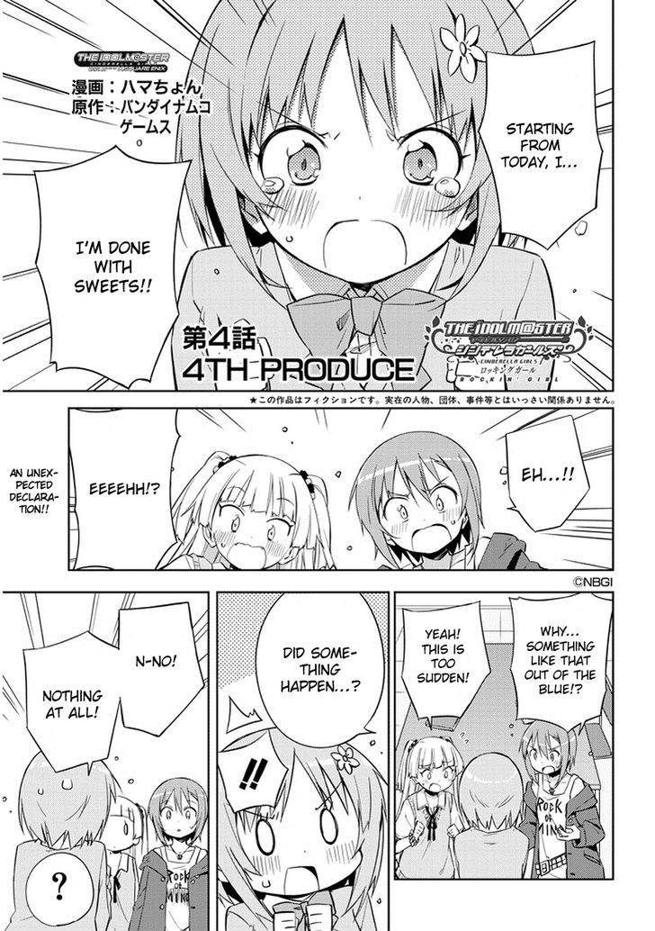 The Idolm@ster: Cinderella Girls - Rockin' Girl Chapter 4 page 2 - Chapter 4 : 4th Produce