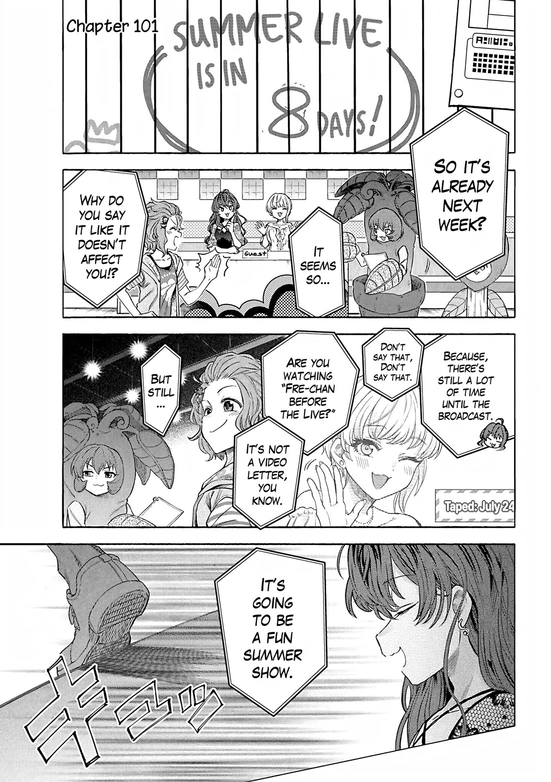 THE iDOLM@STER Cinderella Girls - U149 Chapter 104 page 1 - Chapter 104: Summer Live Part 4