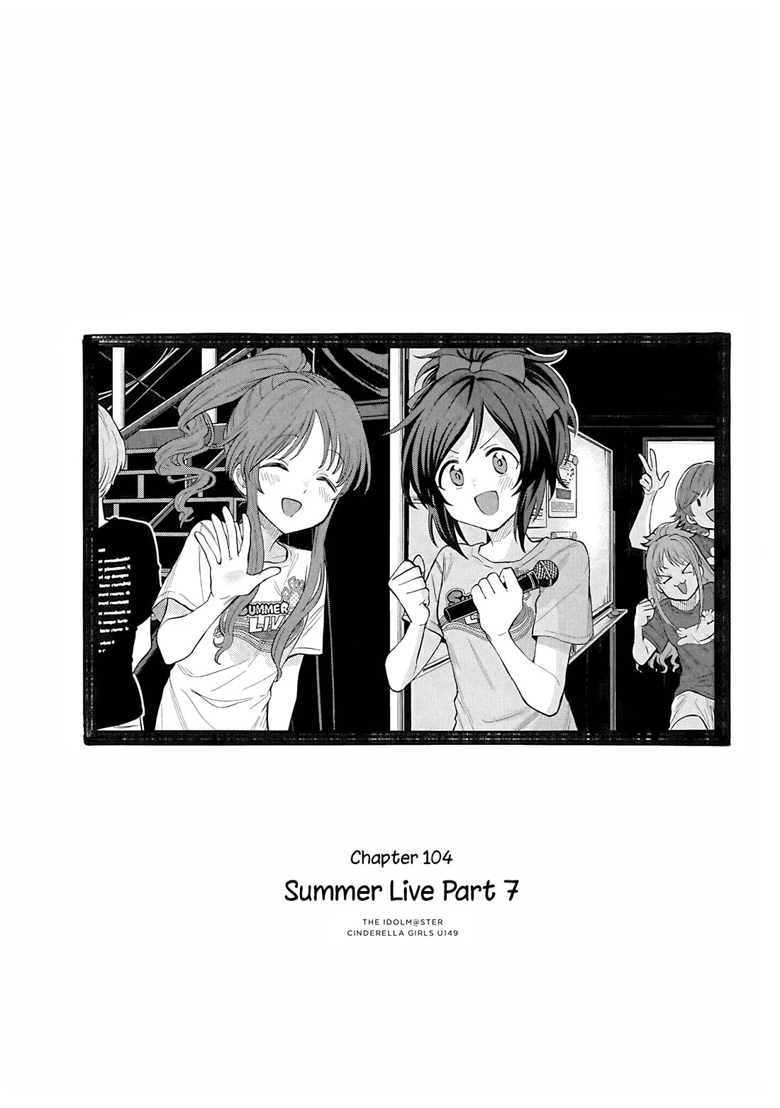THE iDOLM@STER Cinderella Girls - U149 Chapter 107 page 1 - Chapter 107: Summer Live Part 7