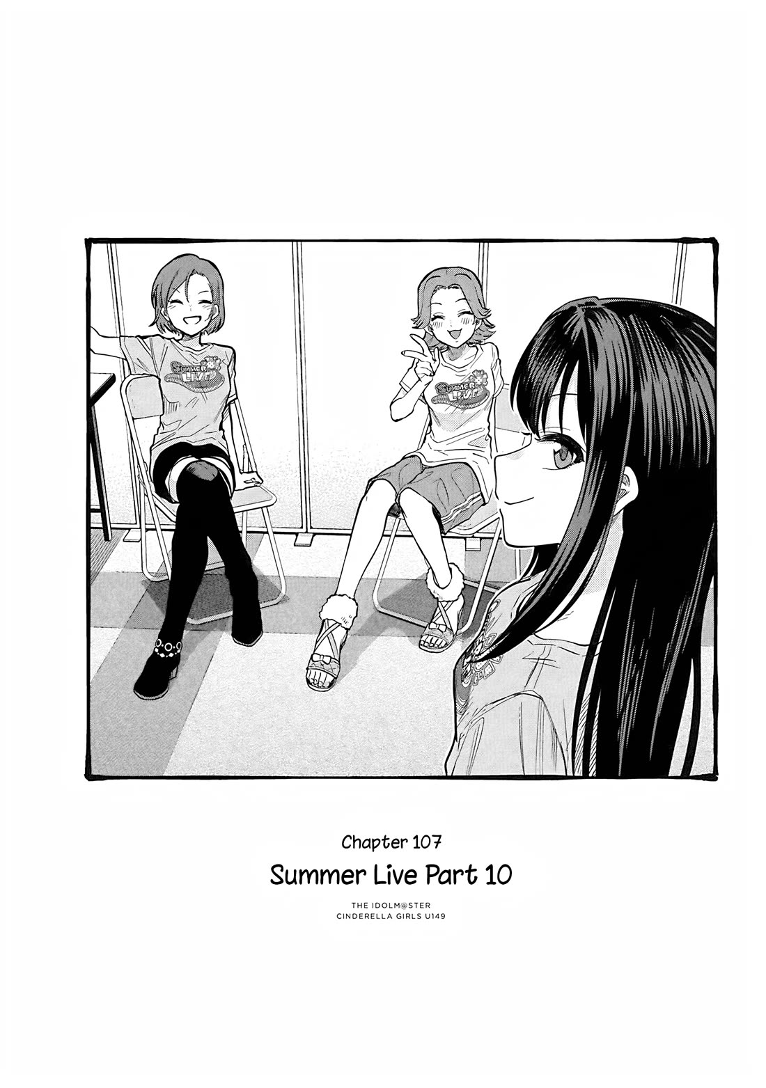 THE iDOLM@STER Cinderella Girls - U149 Chapter 110 page 1 - Chapter 110: Summer Live Part 10