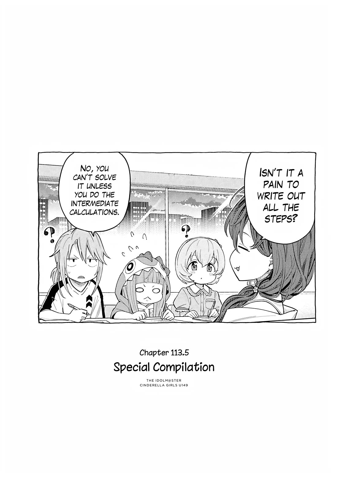 THE iDOLM@STER Cinderella Girls - U149 Chapter 116.5 page 1 - Chapter 116.5: Special Compilation