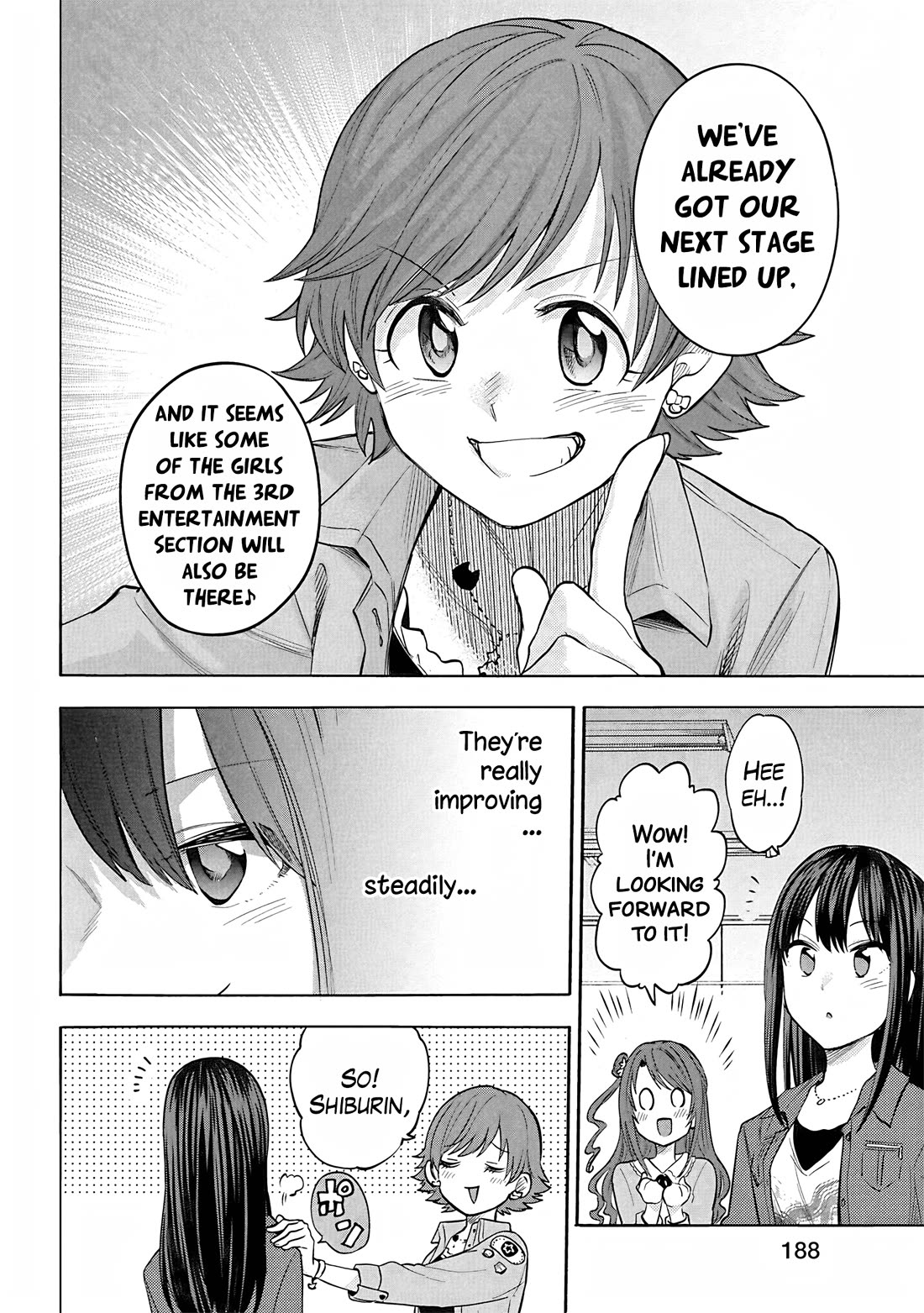 THE iDOLM@STER Cinderella Girls - U149 Chapter 118.5 page 11 - Chapter 118.5: New! Third Entertainment Section! / new generations