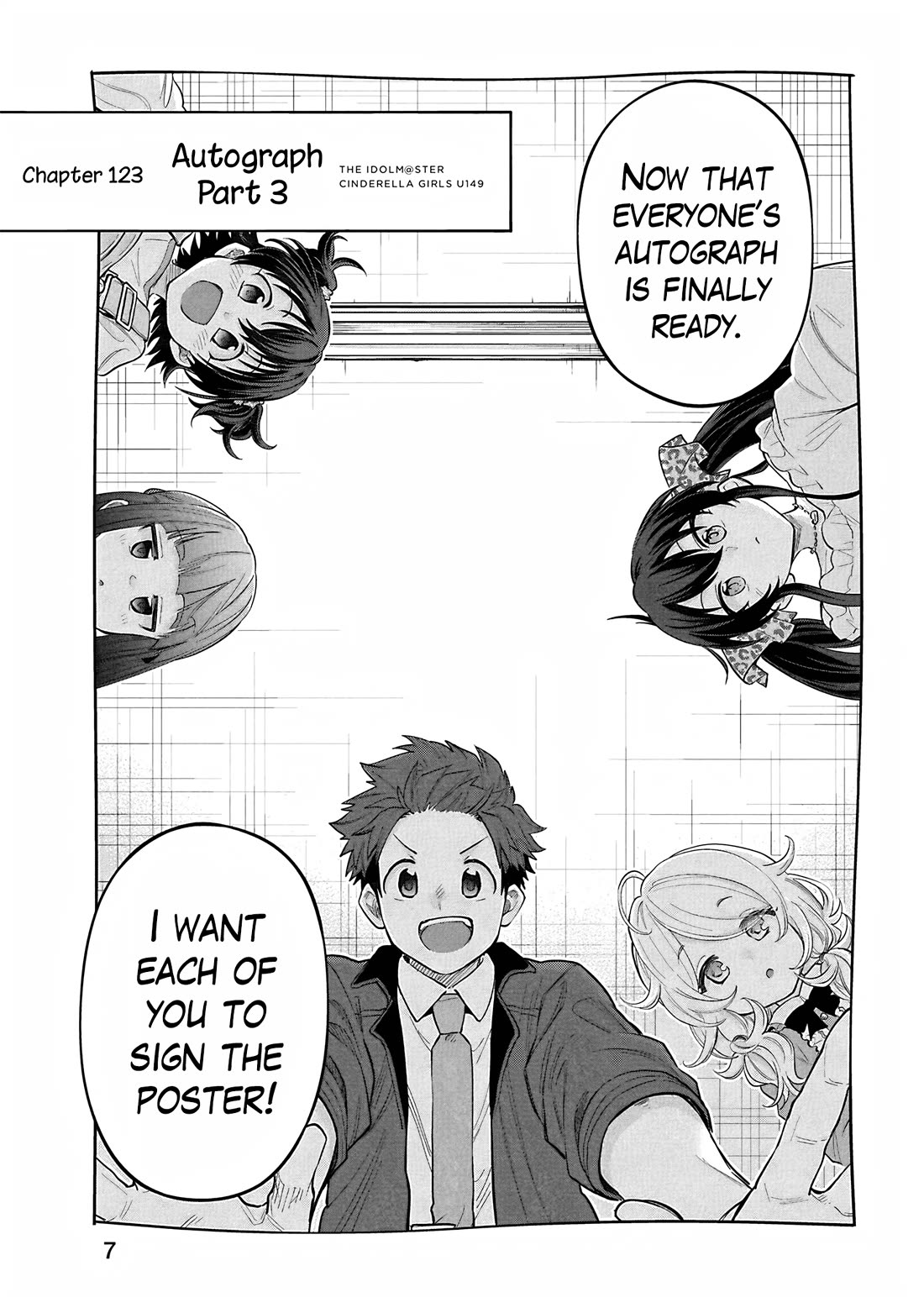 THE iDOLM@STER Cinderella Girls - U149 Chapter 126 page 3 - Chapter 126: Autograph Part 3