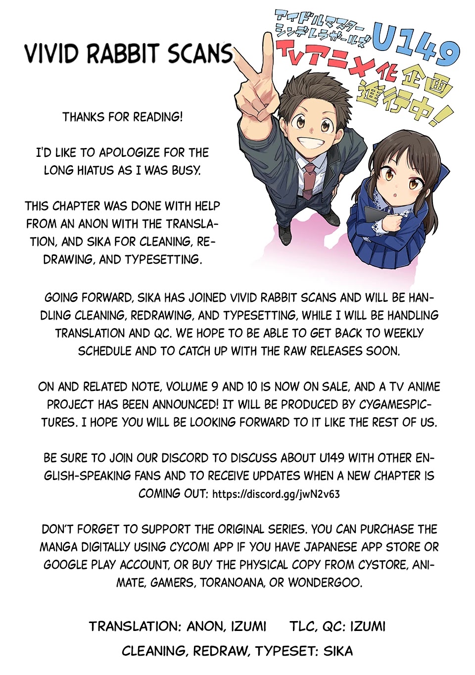 THE iDOLM@STER Cinderella Girls - U149 Chapter 71.3 page 12 - Chapter 71.3: Matoba Risa (4) (Part 3)