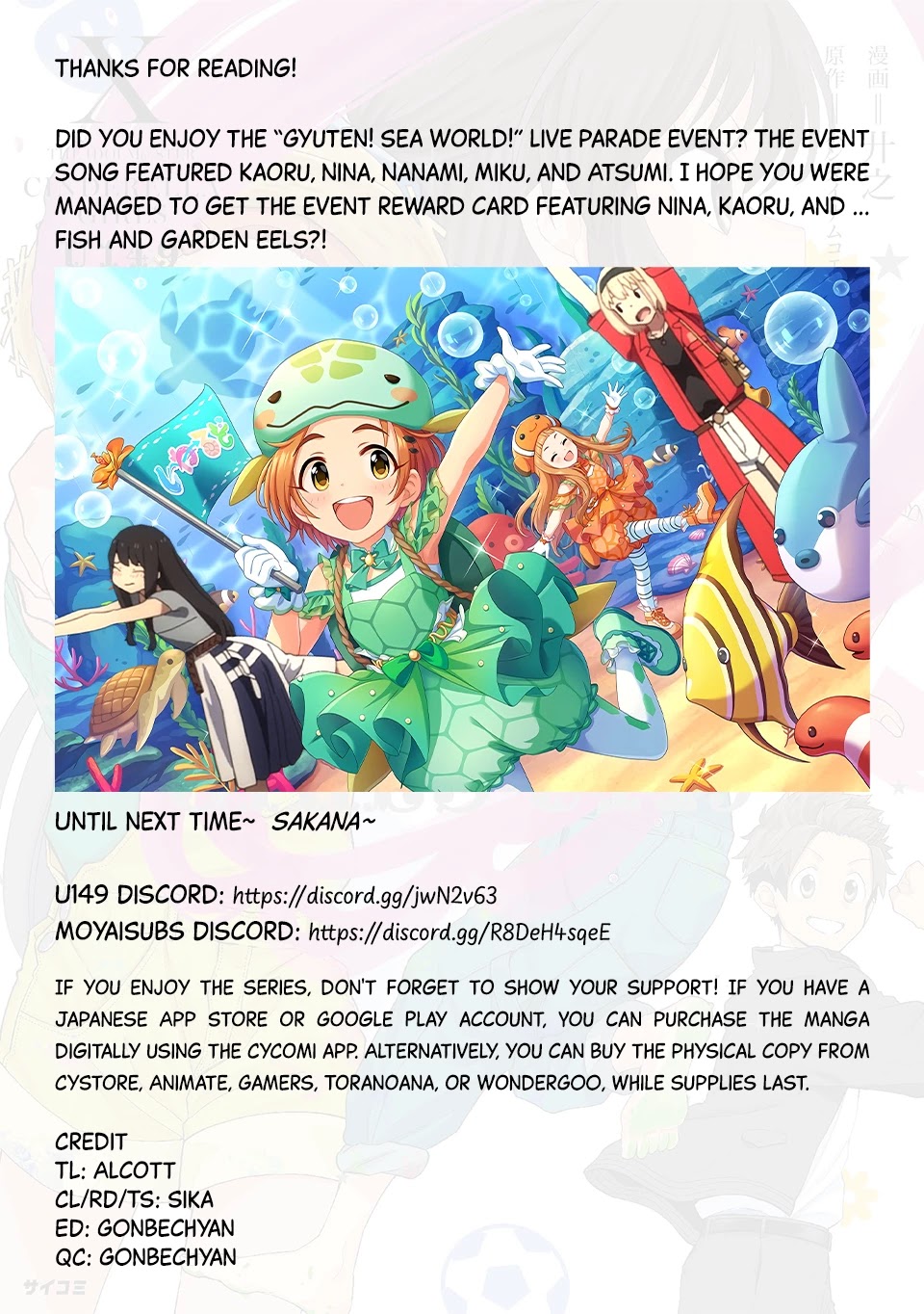 THE iDOLM@STER Cinderella Girls - U149 Chapter 75 page 15 - Chapter 75: Indigo Ring-A-Ling Radio (3)