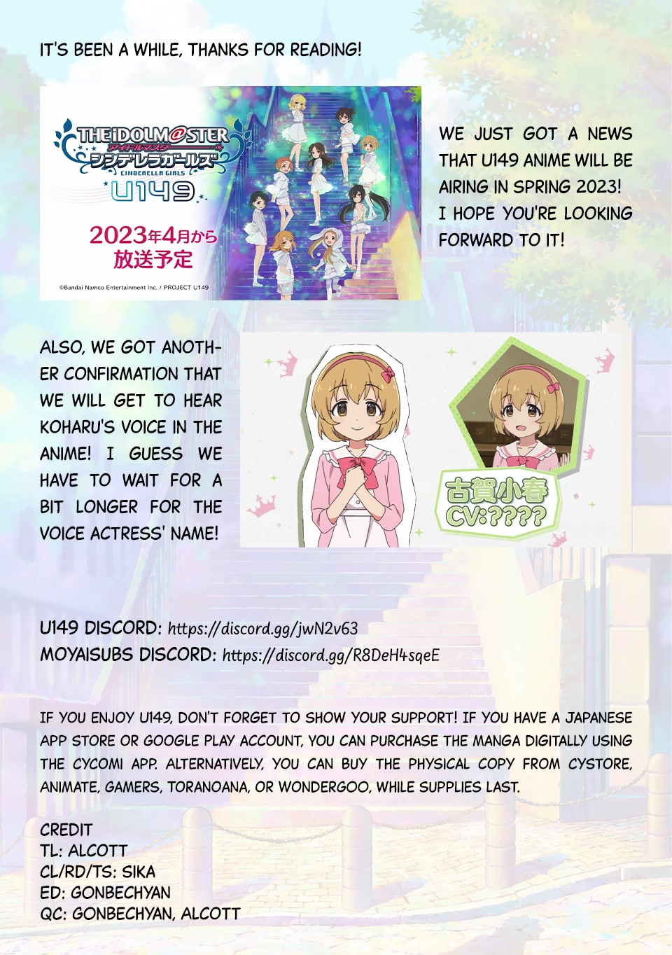 THE iDOLM@STER Cinderella Girls - U149 Chapter 77.2 page 11 - Chapter 77.2: Special Compilation (Part 2)