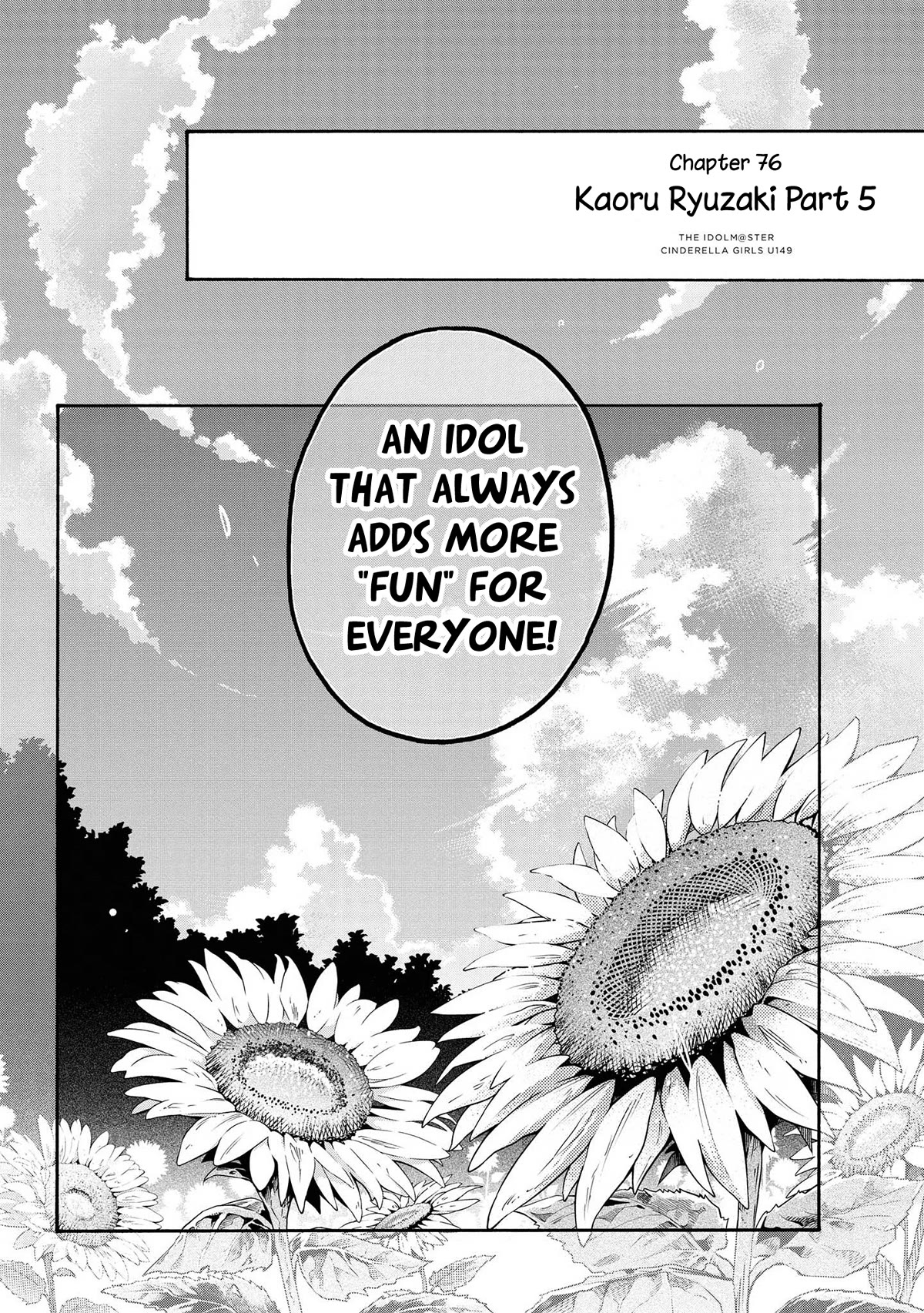 THE iDOLM@STER Cinderella Girls - U149 Chapter 82 page 14 - Chapter 82: Kaoru Ryuzaki Part 5