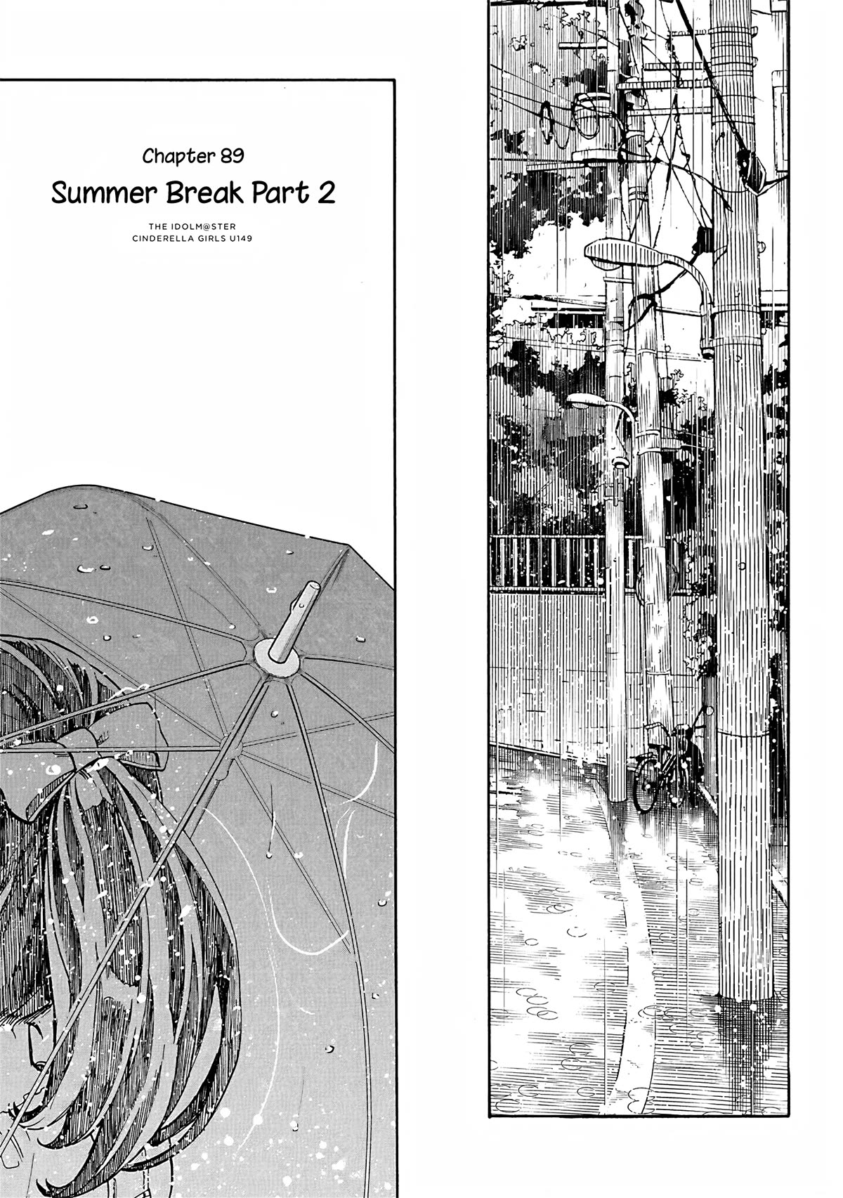 THE iDOLM@STER Cinderella Girls - U149 Chapter 92 page 1 - Chapter 92: Summer Break Part 2